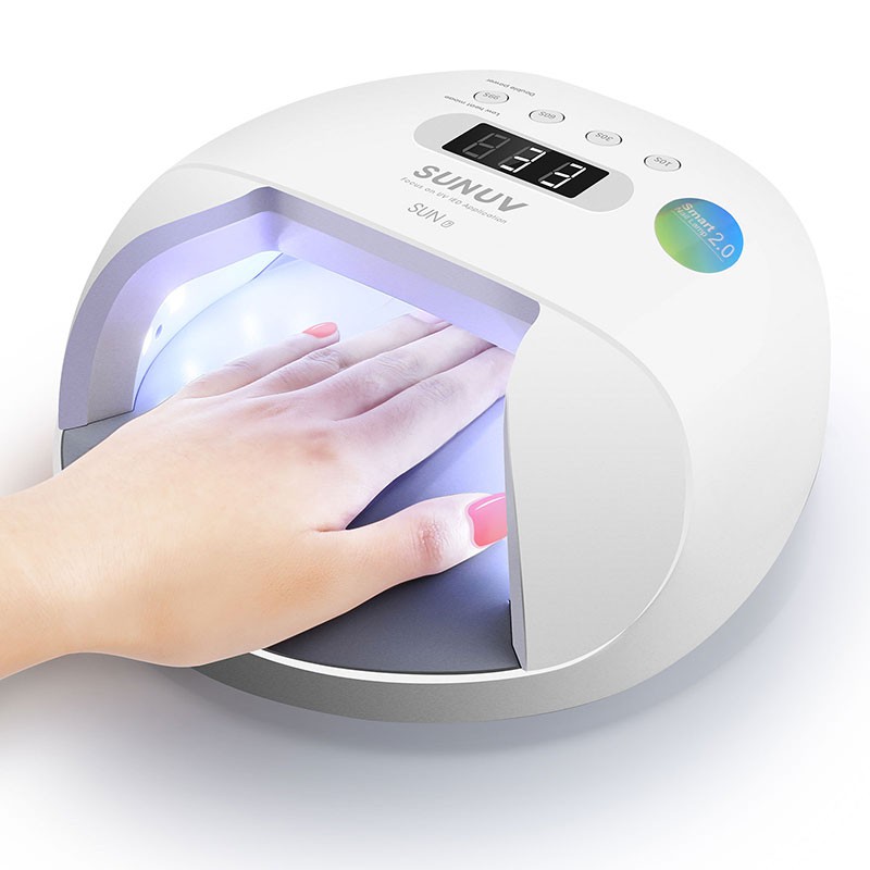 Máy Sấy Khô Móng Tay SUNUV Sun7 48W Hai Đèn Kèm Chức Năng Hẹn Giờ Thông Minh