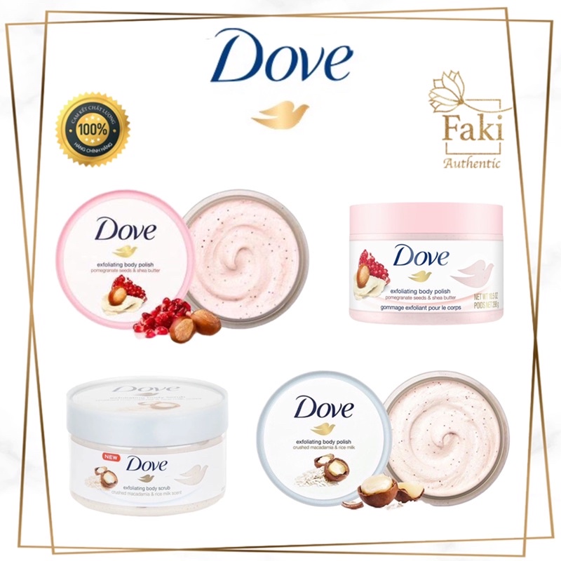 Tẩy da chết Dove Exfoliating Body Polish