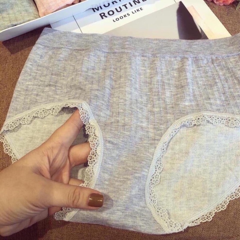 Hộp 5 quần lót nữ muối tiêu chất liệu cotton mềm mịn ,thoáng mát