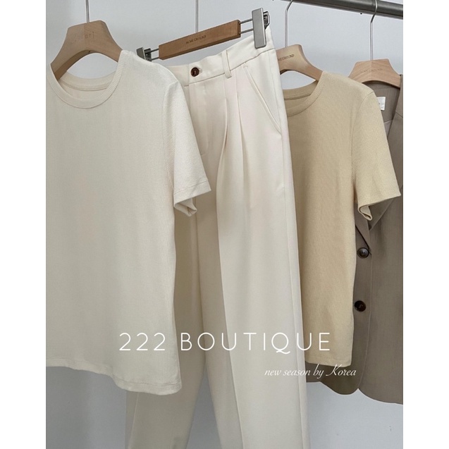 Áo phông acme 5 basic ôm gân 9T2101140325