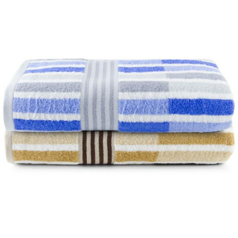 Khăn tắm Thái Lan chính hãng Frolina 38*76cm Stripe6004 - Mẫu Halido