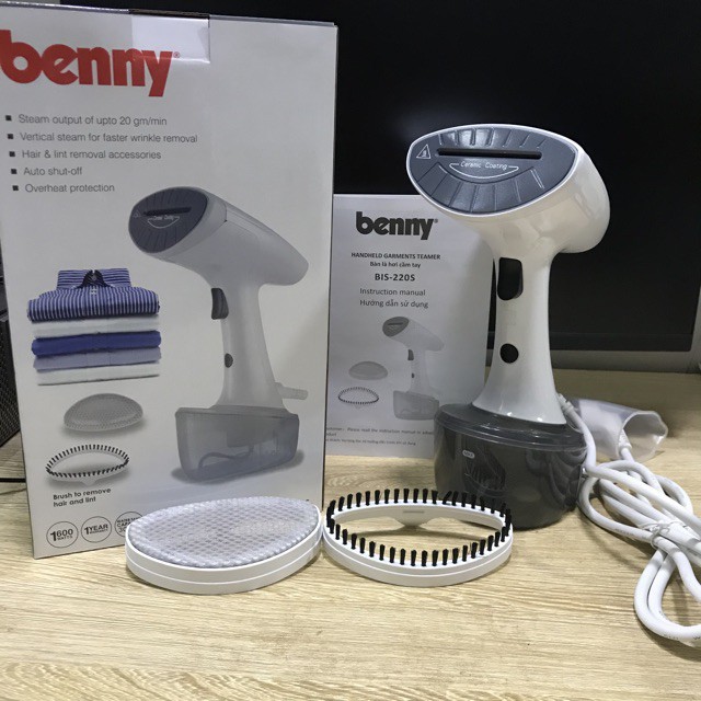 Bàn Là Cầm Tay Benny BIS220S Hơi Nước 1600W