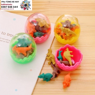 Gôm tẩy🍭 bút chì cute🥝hình trứng khủng long 🧈