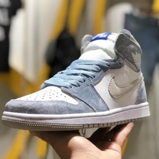 Giày thể thao nam nữ cổ cao Jordan 1 Retro OG Hyper Royal  (High) Độc lạ, nổi bật và rất sang trọng Xịn