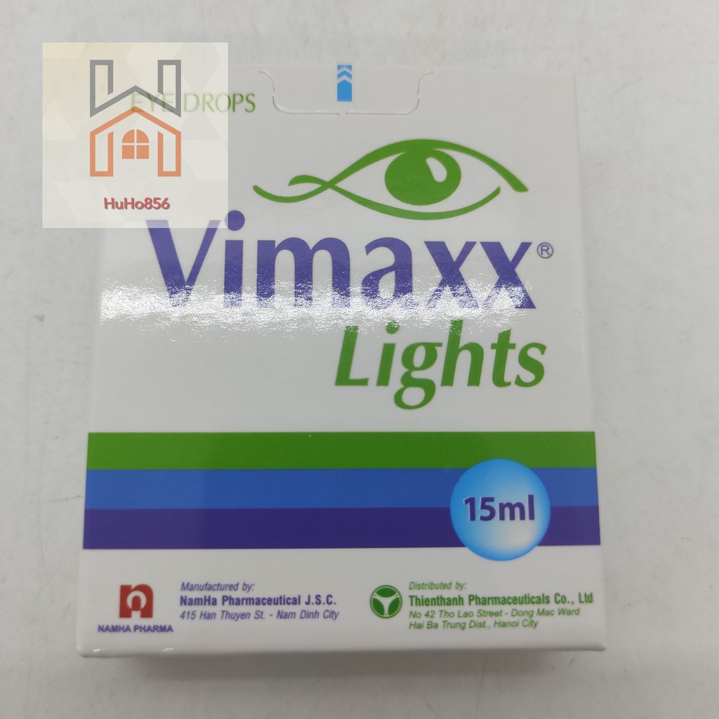 Vimaxx Lights Nước nhỏ mắt 15ml rửa mắt Dược Thiên Thành