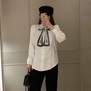 áo sơ mi thắt nơ hót