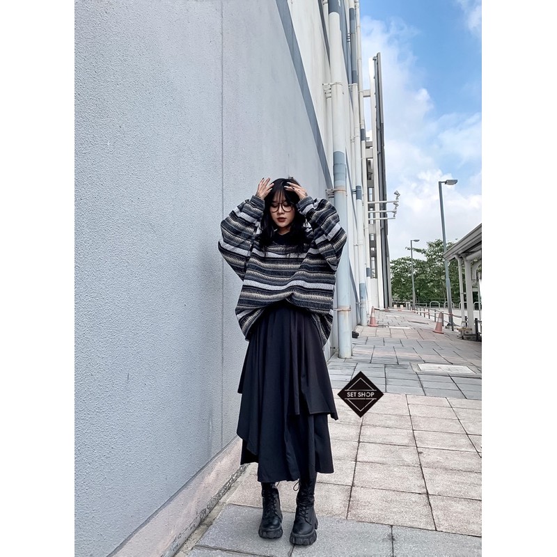 Áo len hoạ tiết vintage | BigBuy360 - bigbuy360.vn