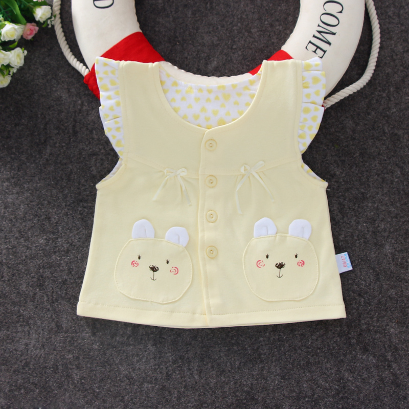 Áo Vest Vải Cotton Thời Trang Xuân Thu Cho Bé Sơ Sinh 0-3 - 6 Tháng A5