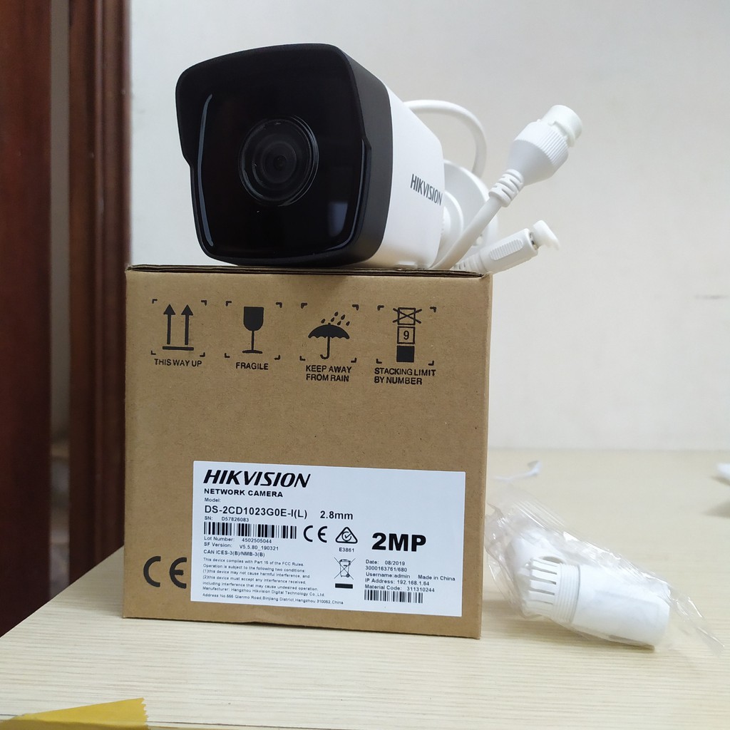 (BH 2 NĂM)Camera IP HIKVISION DS-2CD1023G0E-I(L) Hàng Chính Hãng