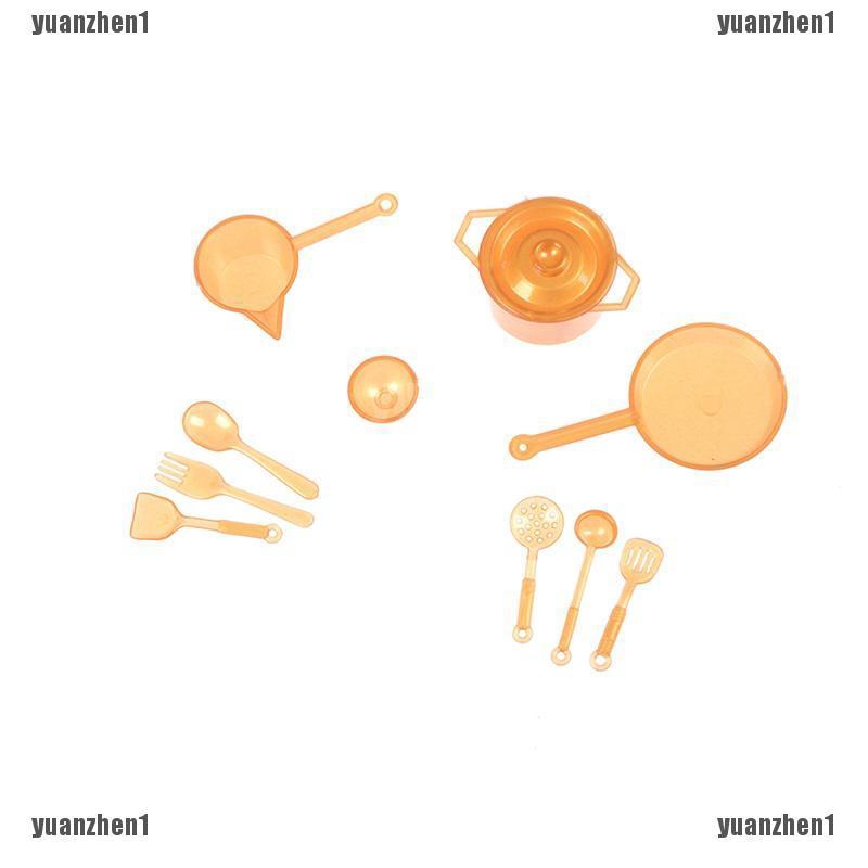 Set 1 / 10 Dụng Cụ Ăn Uống Mini Dành Cho Nhà Búp Bê