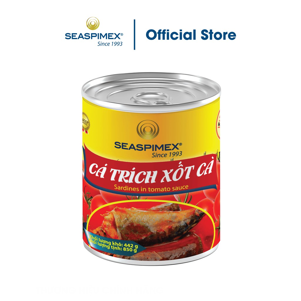 Cá trích xốt cà SEASPIMEX 850gr