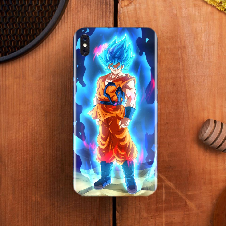 Miếng Dán Skin Điện Thoại ❤️ In Hình Goku Blue Cho Iphone 6/ 7/ 8/ X/ XS/ 11/ 11 Pro Max Và Các Dòng Máy Android