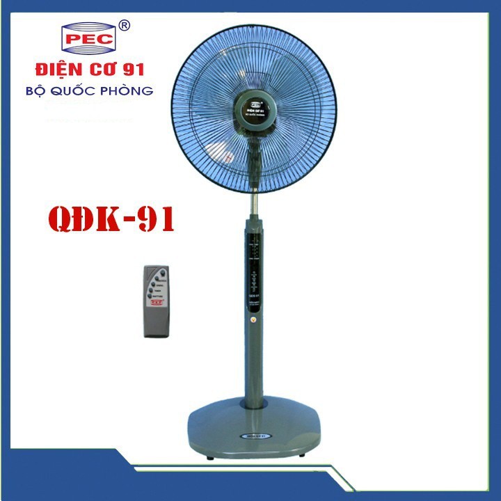 Quạt rút lửng, Quạt đứng, Quạt cây có điều khiển xa Điện Cơ 91 Bộ Quốc Phòng QR-TH5 / CN450P / QĐK-91 Chính Hãng