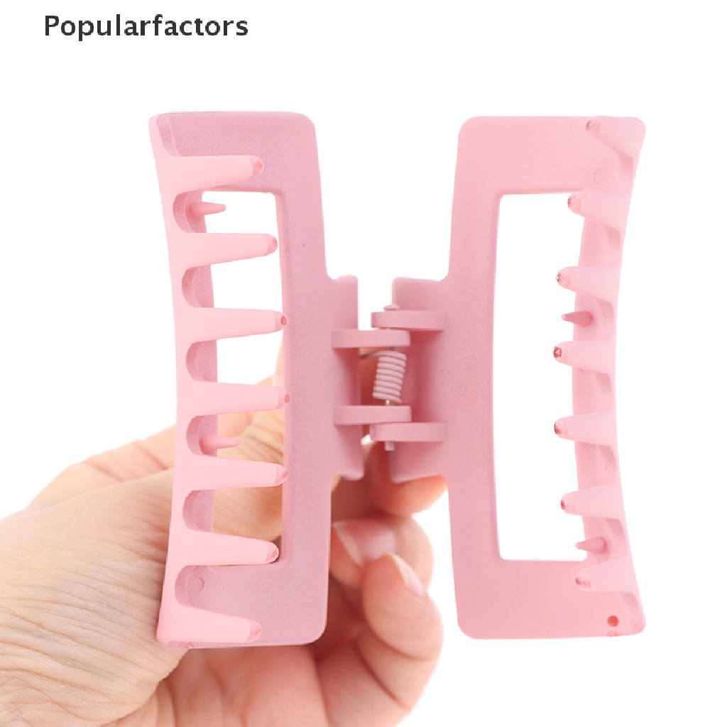 1 Kẹp Tóc Càng Cua Hình Vuông Đơn Giản