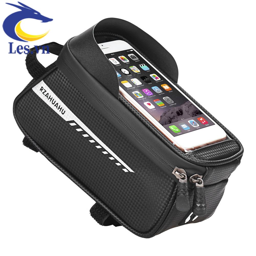 Túi Đựng Điện Thoại Chống Thấm Nước Có Thể Chạm Màn Hình Cảm Ứng Gắn Sườn Xe Đạp Leo Núi