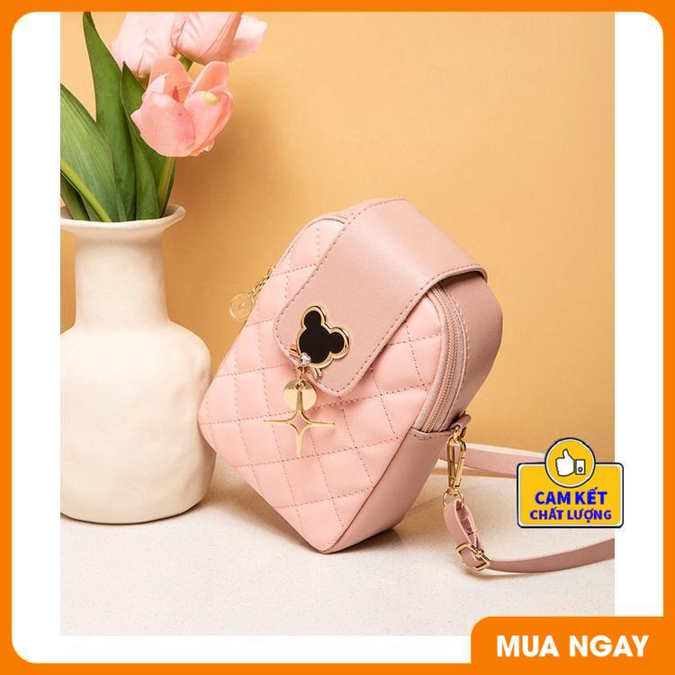 Túi Đeo Chéo Nữ Dễ Thương, Túi Đeo Chéo Mini Đựng Điện Thoại Và Đồ Dùng Cá Nhân Phong Cách Thời Trang Hàn Quốc ST949