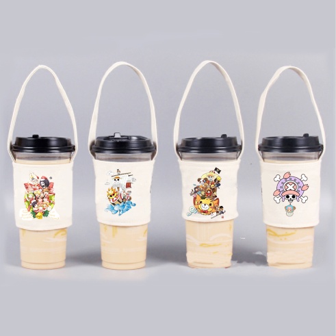 Túi treo cốc totoro TTCI5 cup holder doraemon vô diện chuột vàng shin one piece sumikko jinbeisan kero CCS