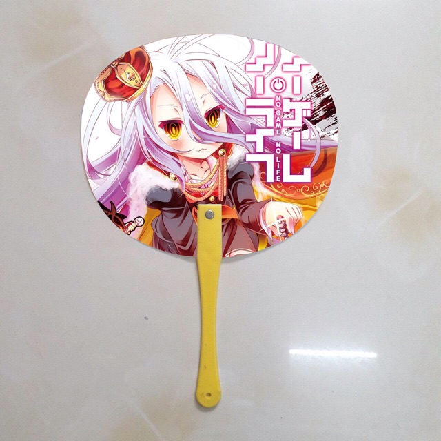 Quạt nogame Nolife in 2 mặt ảnh khác nhau cán màu ngẫu nhiên