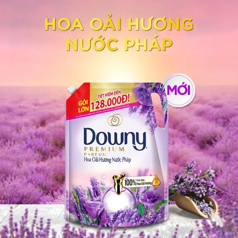 Nước Xả Vải Downy Hương Hoa Oải Hương 2.2L