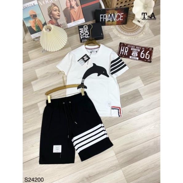 Bộ Quần Áo Nam Thom Cá Cực Chất - Bộ Thể Thao Thom Kẻ Sọc Sau Hot Cho Nam