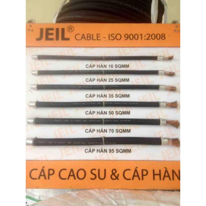 CÁP HÀN CAO SU JEIL 16 - 25 mm2