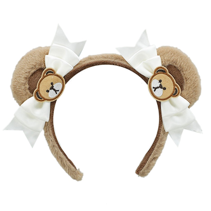 Băng Đô Cài Tóc Hình Tai Gấu Dễ Thương