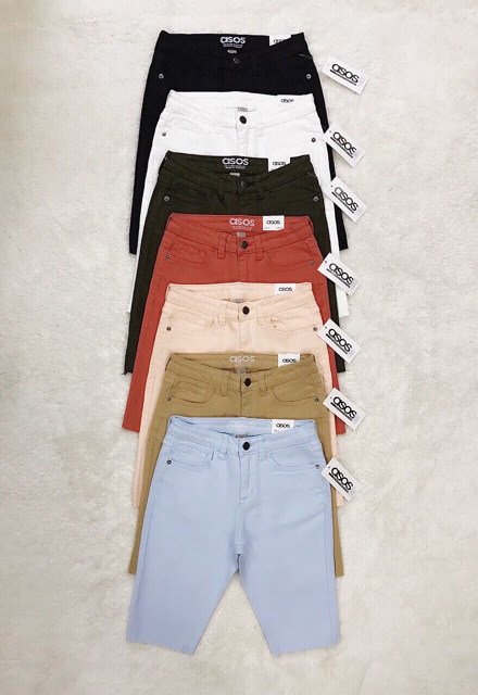Quần short ngố trơn lai cắt siêu xinh