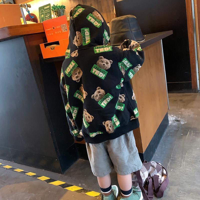 Áo Hoodie Thời Trang Thu Đông Phong Cách Hàn Quốc Cho Bé Trai
