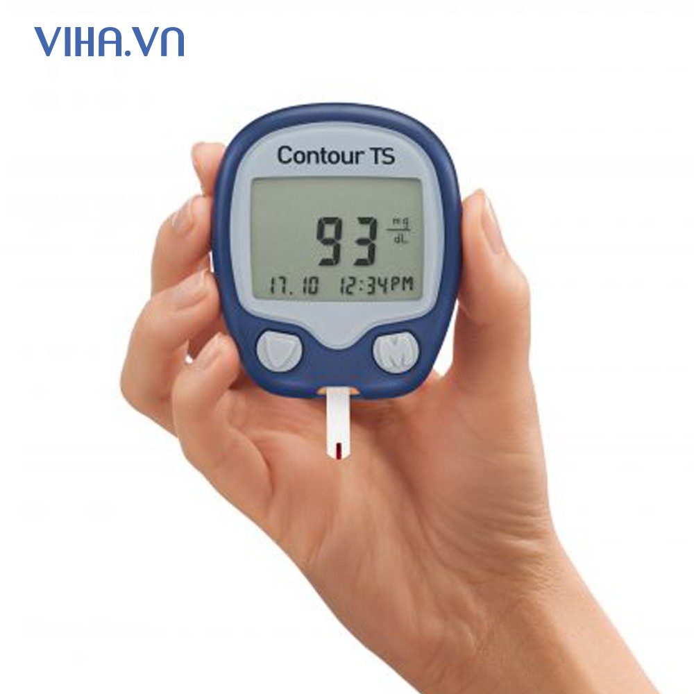 Máy Đo Đường Huyết Contour TS  + 50 test + 50 kim lấy máu