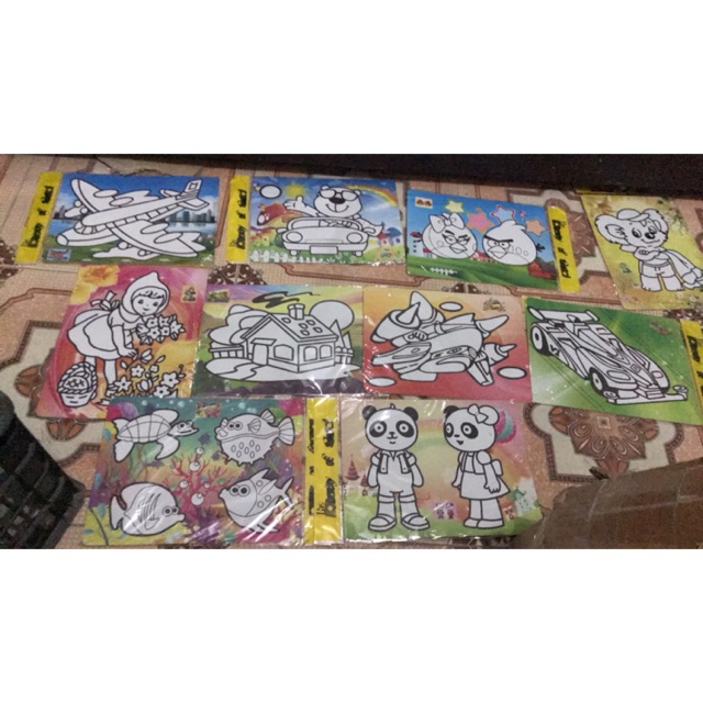 Combo 100 tranh cát a4