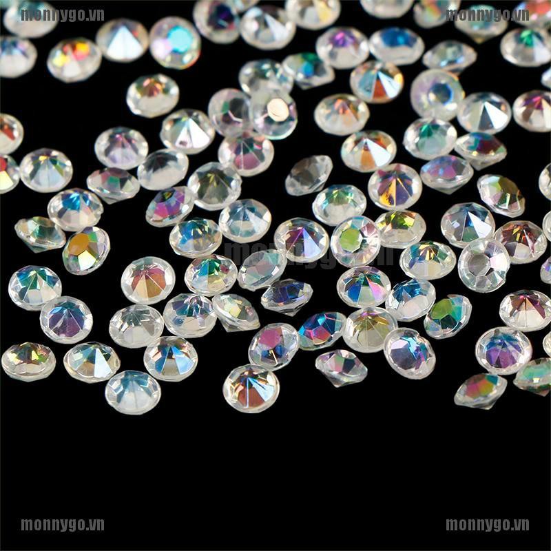 2000 Viên Kim Cương Pha Lê 4.5mm Trang Trí Bàn Tiệc Cưới