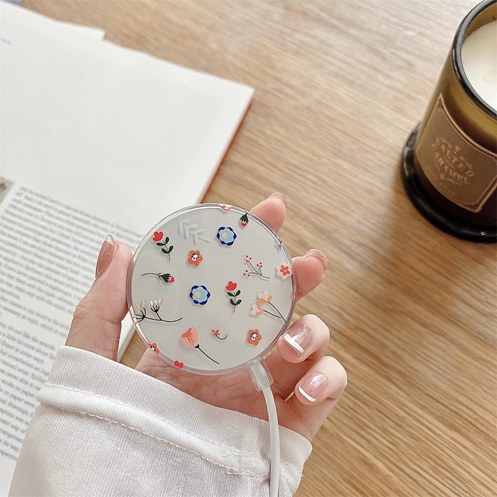 1 Vỏ Bảo Vệ Hộp Sạc Tai Nghe Không Dây Bằng TPU Mềm Họa Tiết Hoạt Hình Cho Magsafe Ins/iphone 11 13 12