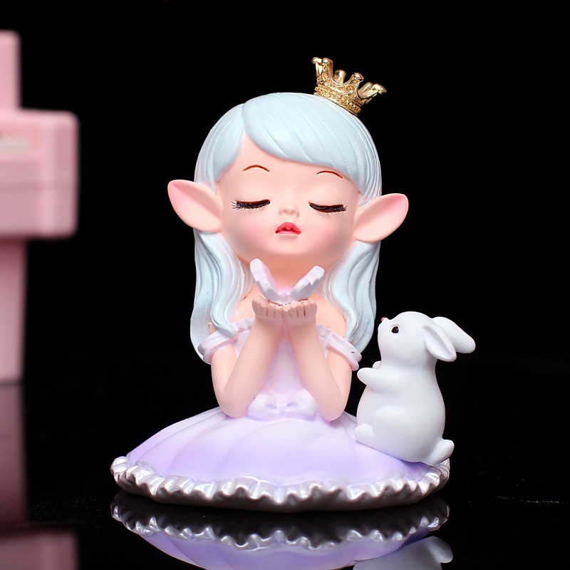 phụ kiện bánh kem [FREESHIP❤️] em bé ngôi vương miện vàng