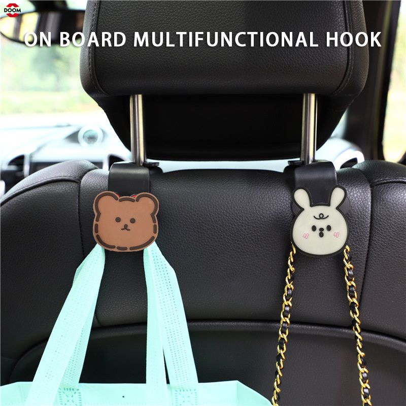Ghế Ngồi Ô Tô Móc Chân Đế Điện Thoại Hình Hoạt Hình Hellokitty Mickey Ipad Đứng Di Động Móc Treo Đồ Xe Ô Tô Có Giá Để Đồ Trang Trí Nội Thất Điện Thoại Di Động giá Đỡ Túi 【Doom】