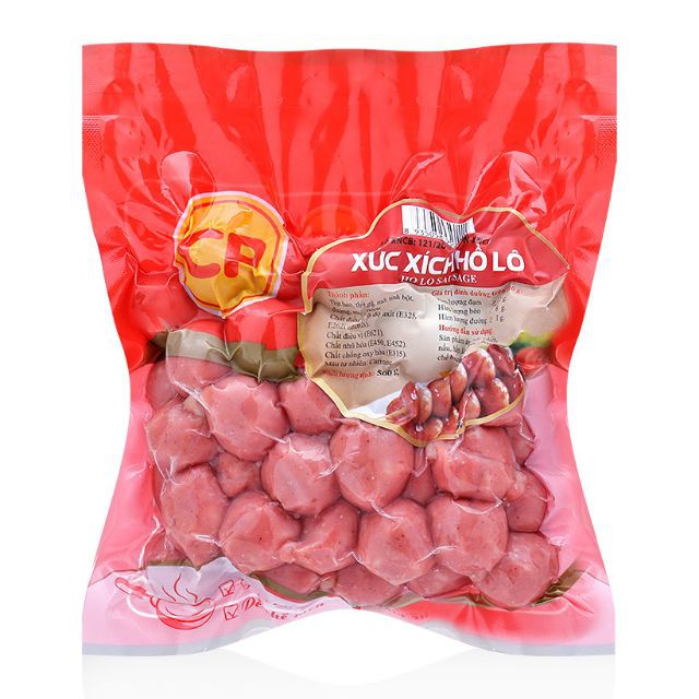 (Chỉ giao TPHCM) XÚC XÍCH HỒ LÔ NƯỚNG CP 500G