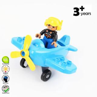 Đồ chơi lắp ráp GOROCK mô hình máy bay phi công cho bé