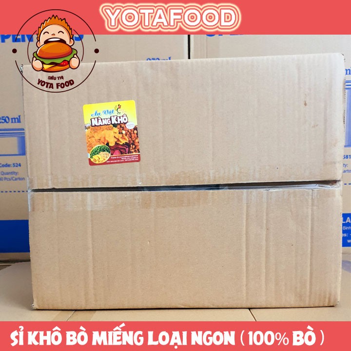 Sỉ 5 kí Khô bò miếng thật ( bò 100 % ) | Yotafood | BigBuy360 - bigbuy360.vn