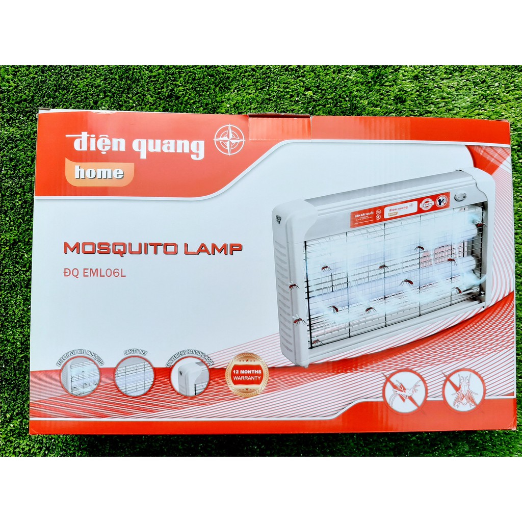 Đèn Bắt Muỗi Điện Quang Siêu Nhạy Chính Hãng EML06 (380x65x250mm)