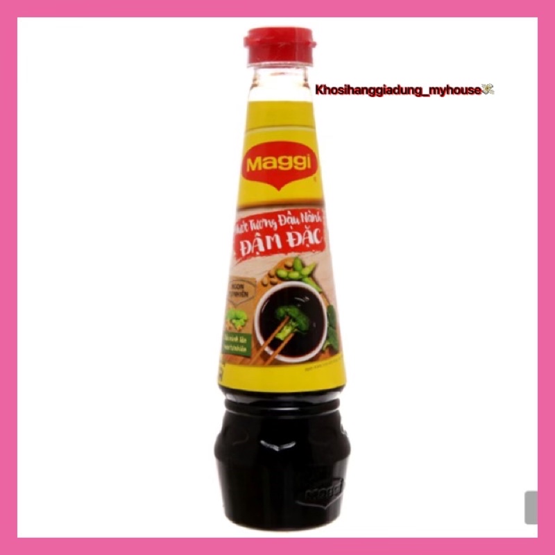 Nước tương Maggi đậu nành nguyên chất phú hợp cho người dùng mặn và chay 700ml