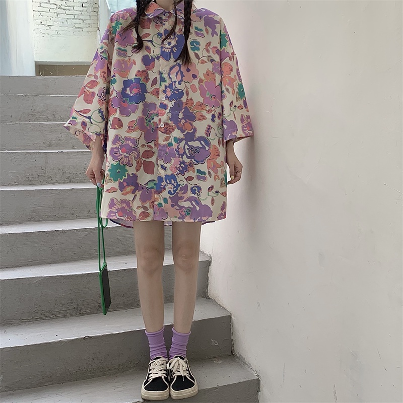 Áo Sơ Mi Tay Ngắn Phong Cách Hàn Quốc Thời Trang Cho Nữ