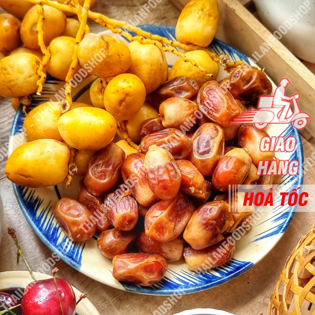 Chà Là Rời Cành Sấy Dẻo Lon 500gr