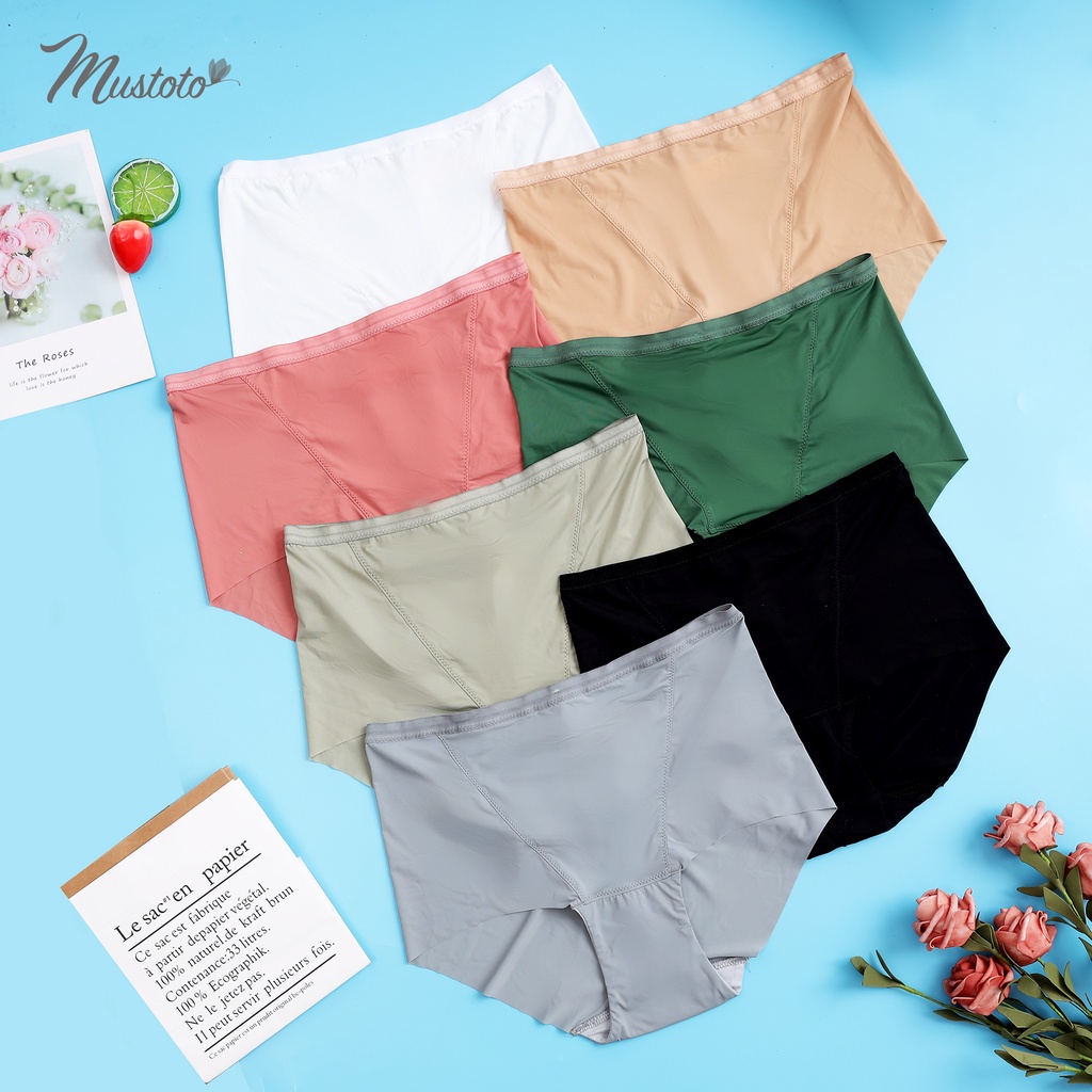 Quần Lót Nữ Trơn Lưng Cao Ôm Bụng Thoải Mái Anise