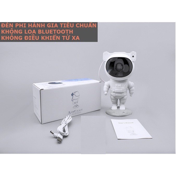 Đèn LED Phi Hành Gia Kiêm Loa Bluetoot, Đèn Chiếu Sao Thiên Hà, Đèn Trang Trí, Đèn Ngủ, Đèn Phòng Bay