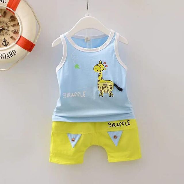 Bộ sát nách cho bé trai