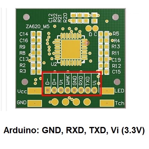 Module cảm biến vân tay AS608 cho Arduino
