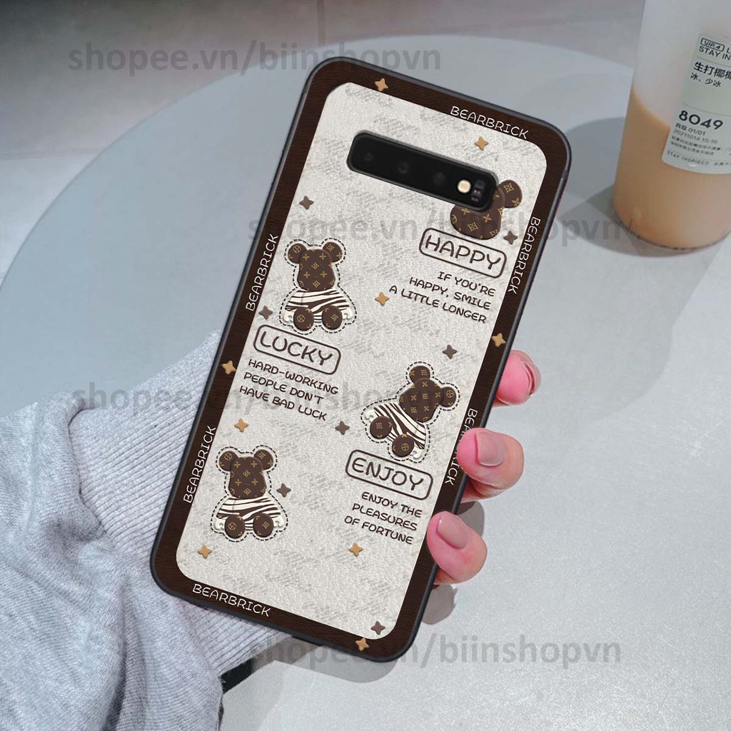 Ốp Samsung S10 / S10 5G / S10 Plus / S10+ hình gấu bear brick đẹp độc lạ, thời trang, cá tính