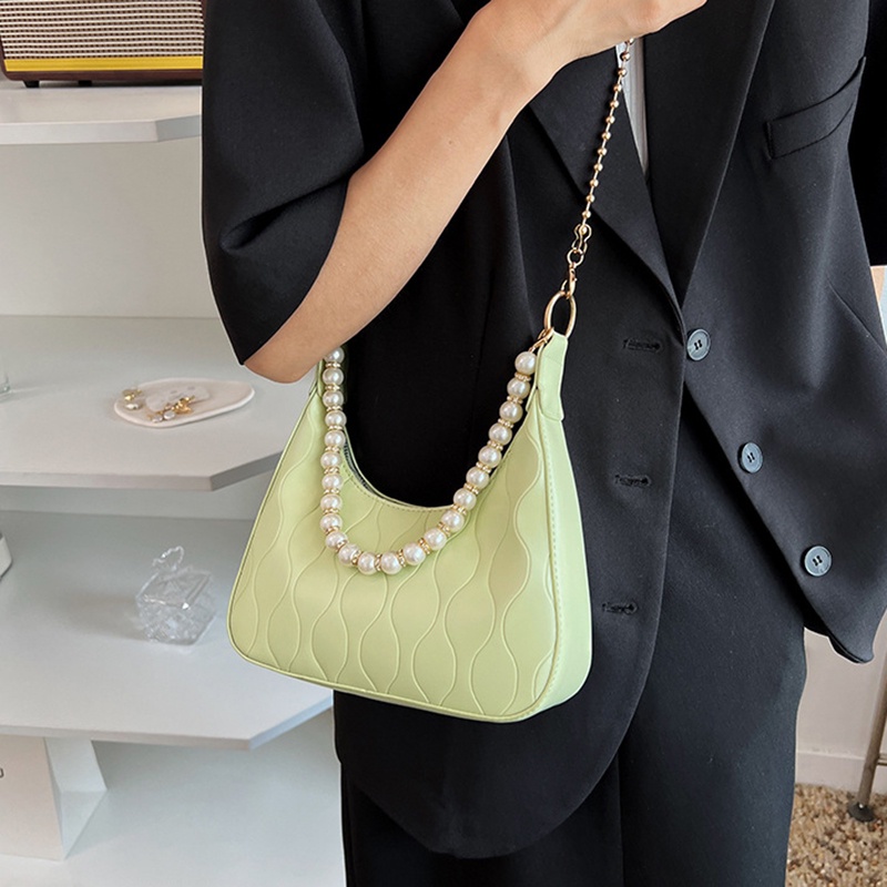 Ielgy niche Túi Đeo Một Bên Vai Dập Nổi Cao Cấp Cho Nữ