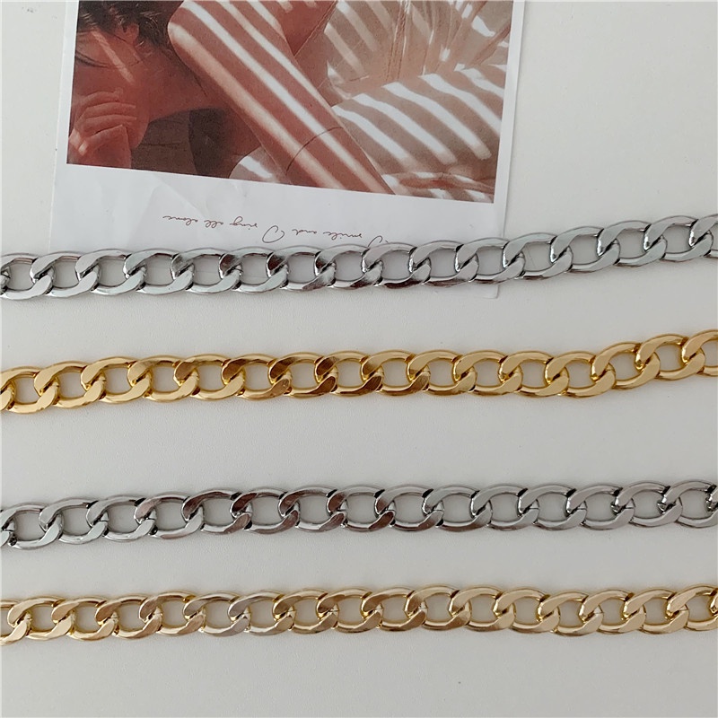 Thắt Lưng Dây Xích Bằng Kim Loại Phong Cách Âu Mỹ Đơn Giản Thời Trang Mùa Hè Cho Nam Và Nữ