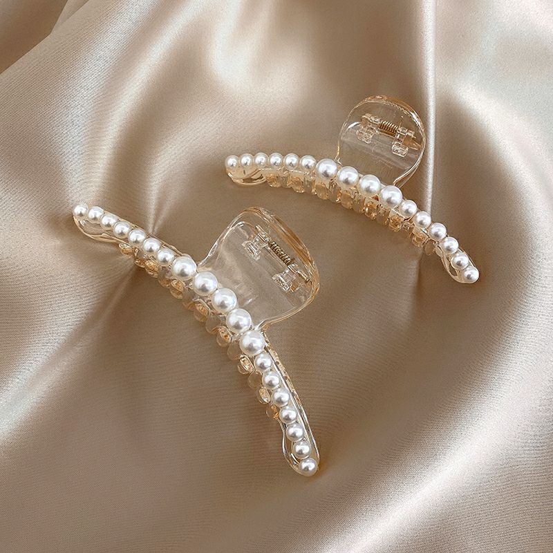 Kẹp càng cua đính hạt châu cao cấp HOTTREND