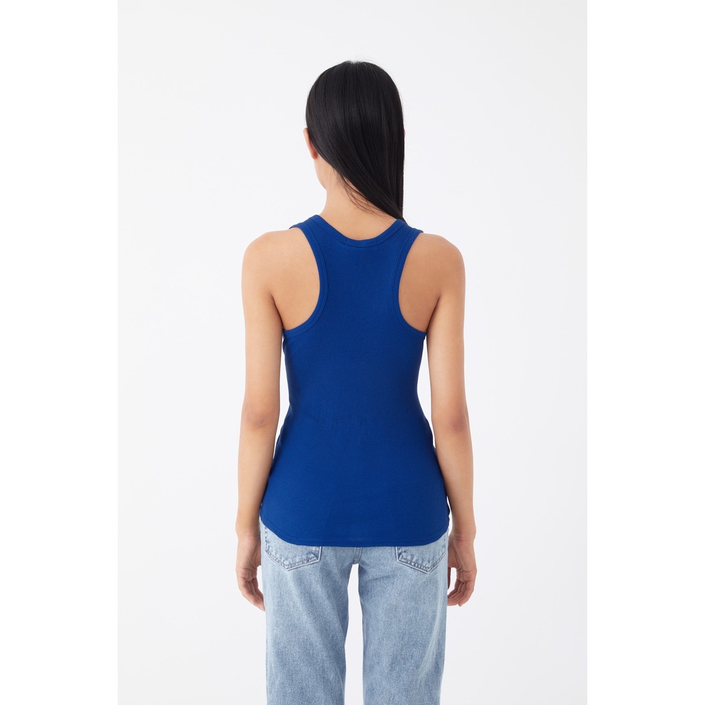TheBlueTshirt - Áo Ba Lỗ Nữ Màu Xanh Dương - 100% Tank - Blue